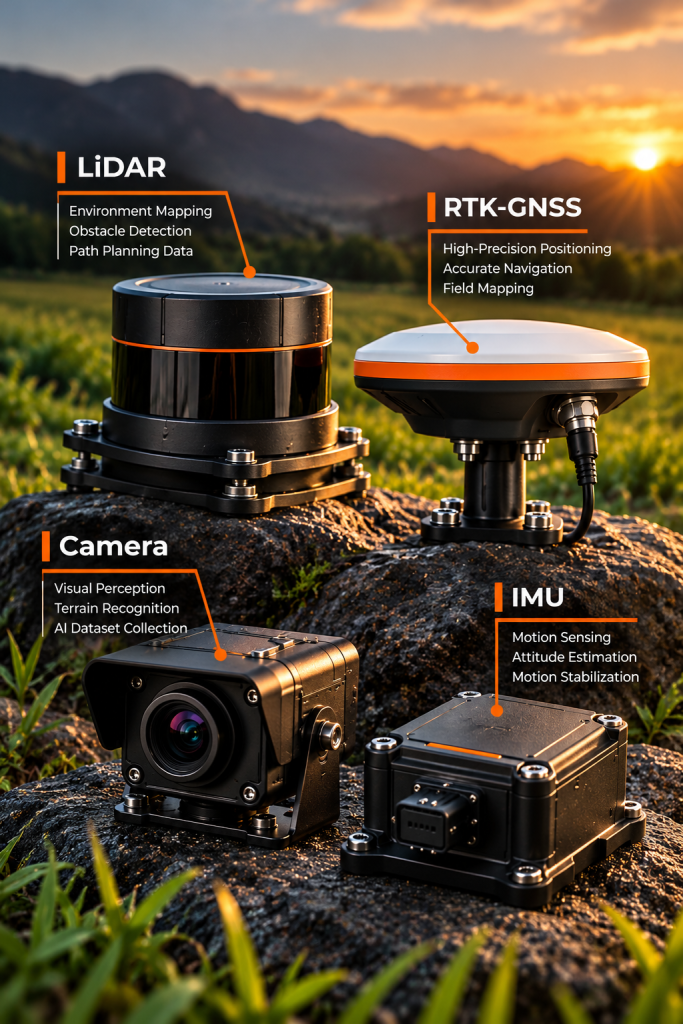 rugged sensors for autonomous mowing